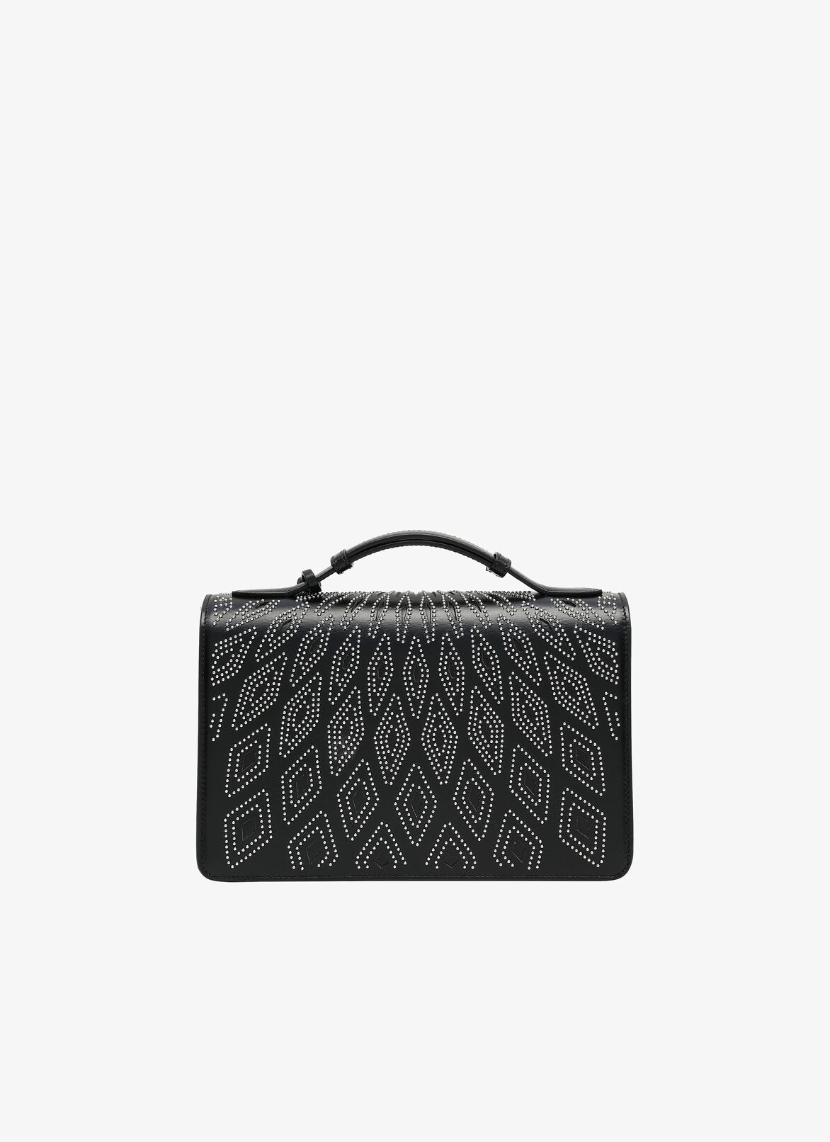 FRANCA MEDIUM CUIR LUX CERAMIQUE BLACK ALAÏA SCHWARZ  FRANCA MEDIUM CUIR LUX CERAMIQUE BLACK
